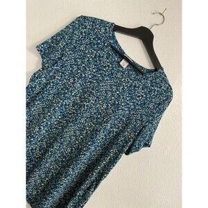 NWT Vintage Jaclyn Smith Top L Floral Cottagecore Fairy Feminine Slinky F12